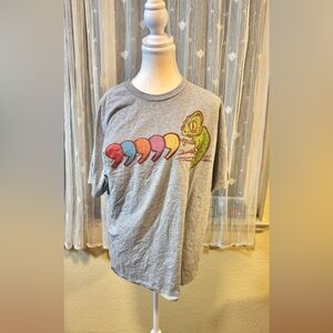 Gray Unisex Culture Club/ Boy George Punny Chameleon Graphic T-Shirt